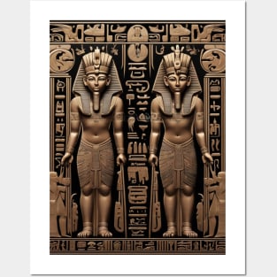 Egyptian hieroglyphs Posters and Art